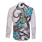 Aotearoa Te Ika-a-Maui Family Matching Long Sleeve Bodycon Dress and Hawaiian Shirt South Island Kekeru Maori Koru