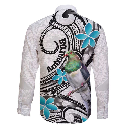 Aotearoa Te Ika-a-Maui Family Matching Off The Shoulder Long Sleeve Dress and Hawaiian Shirt South Island Kekeru Maori Koru