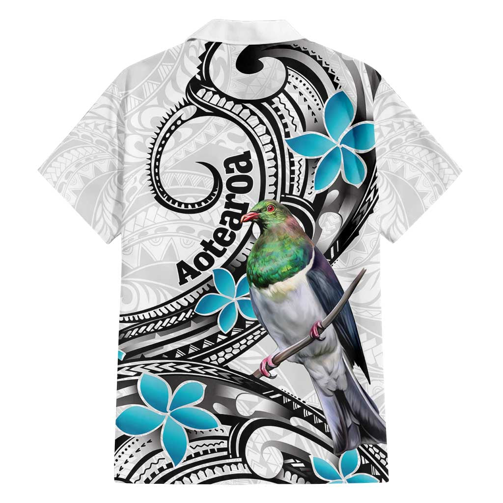 Aotearoa Te Ika-a-Maui Family Matching Off Shoulder Short Dress and Hawaiian Shirt South Island Kekeru Maori Koru