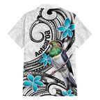Aotearoa Te Ika-a-Maui Family Matching Tank Maxi Dress and Hawaiian Shirt South Island Kekeru Maori Koru