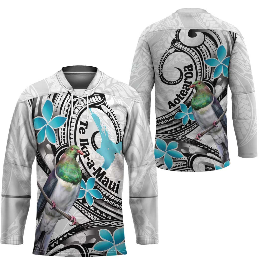 Aotearoa Te Ika-a-Maui Hockey Jersey South Island Kekeru Maori Koru - Aussie Hoodie