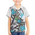 Aotearoa Te Ika-a-Maui Kid Hawaiian Shirt South Island Kekeru Maori Koru