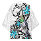 Aotearoa Te Ika-a-Maui Kimono South Island Kekeru Maori Koru - Aussie Hoodie