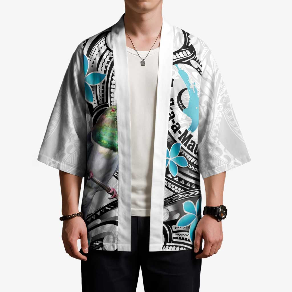 Aotearoa Te Ika-a-Maui Kimono South Island Kekeru Maori Koru - Aussie Hoodie
