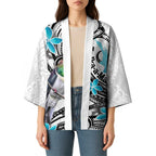 Aotearoa Te Ika-a-Maui Kimono South Island Kekeru Maori Koru - Aussie Hoodie
