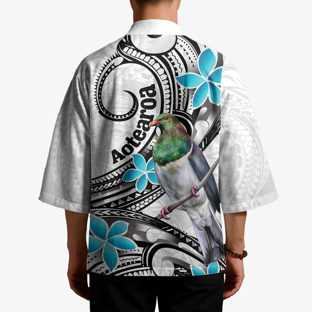 Aotearoa Te Ika-a-Maui Kimono South Island Kekeru Maori Koru - Aussie Hoodie