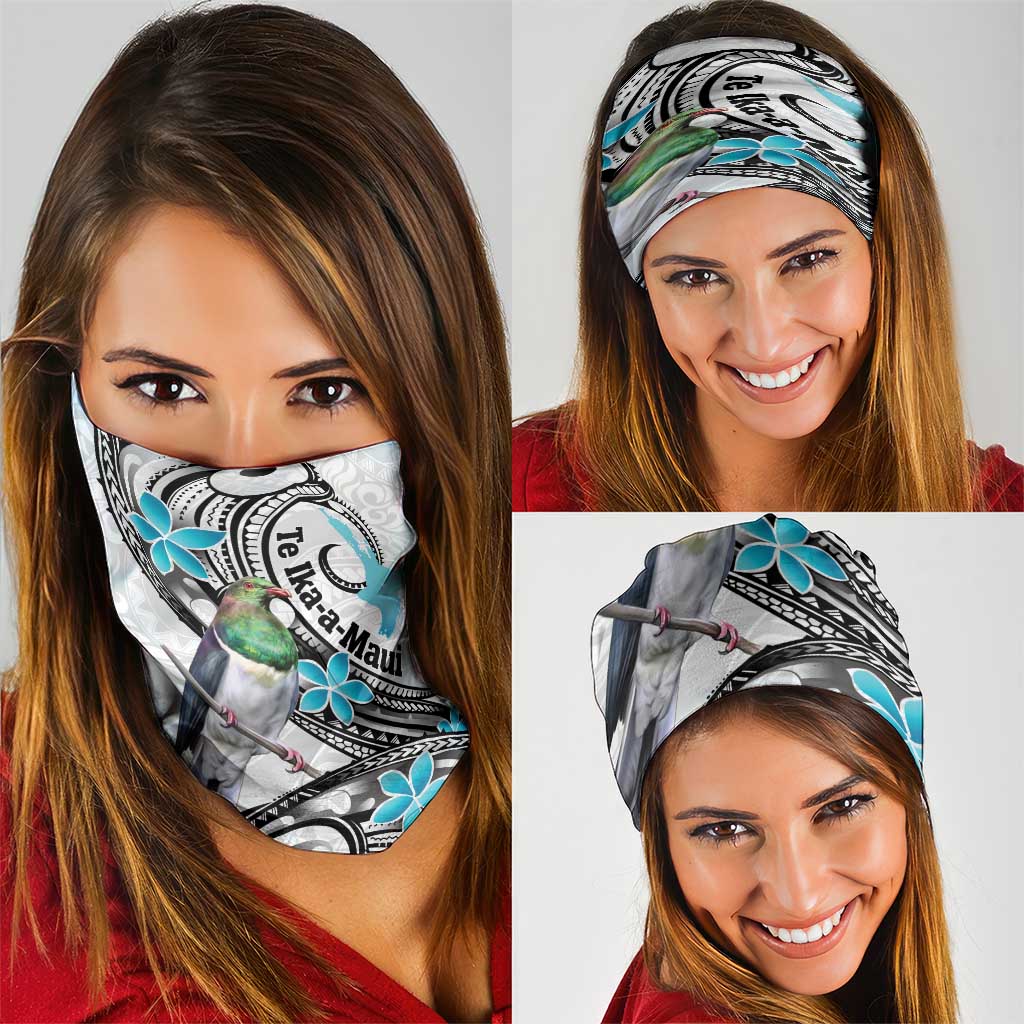 Aotearoa Te Ika-a-Maui Neck Gaiter South Island Kekeru Maori Koru - Aussie Hoodie