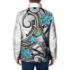 Aotearoa Te Ika-a-Maui Padded Jacket South Island Kekeru Maori Koru - Aussie Hoodie