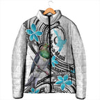 Aotearoa Te Ika-a-Maui Padded Jacket South Island Kekeru Maori Koru - Aussie Hoodie