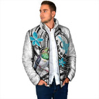 Aotearoa Te Ika-a-Maui Padded Jacket South Island Kekeru Maori Koru - Aussie Hoodie