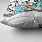 Aotearoa Te Ika-a-Maui Pillow Cover South Island Kekeru Maori Koru - Aussie Hoodie
