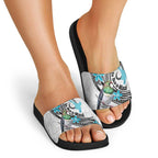 Aotearoa Te Ika-a-Maui Slide Sandals South Island Kekeru Maori Koru - Aussie Hoodie