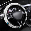 Aotearoa Te Ika-a-Maui Steering Wheel Cover South Island Kekeru Maori Koru