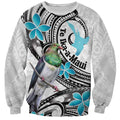 Aotearoa Te Ika-a-Maui Sweatshirt South Island Kekeru Maori Koru