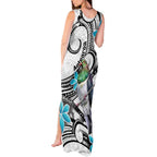 Aotearoa Te Ika-a-Maui Tank Maxi Dress South Island Kekeru Maori Koru