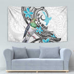 Aotearoa Te Ika-a-Maui Tapestry South Island Kekeru Maori Koru