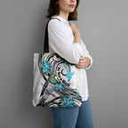 Aotearoa Te Ika-a-Maui Tote Bag South Island Kekeru Maori Koru - Aussie Hoodie