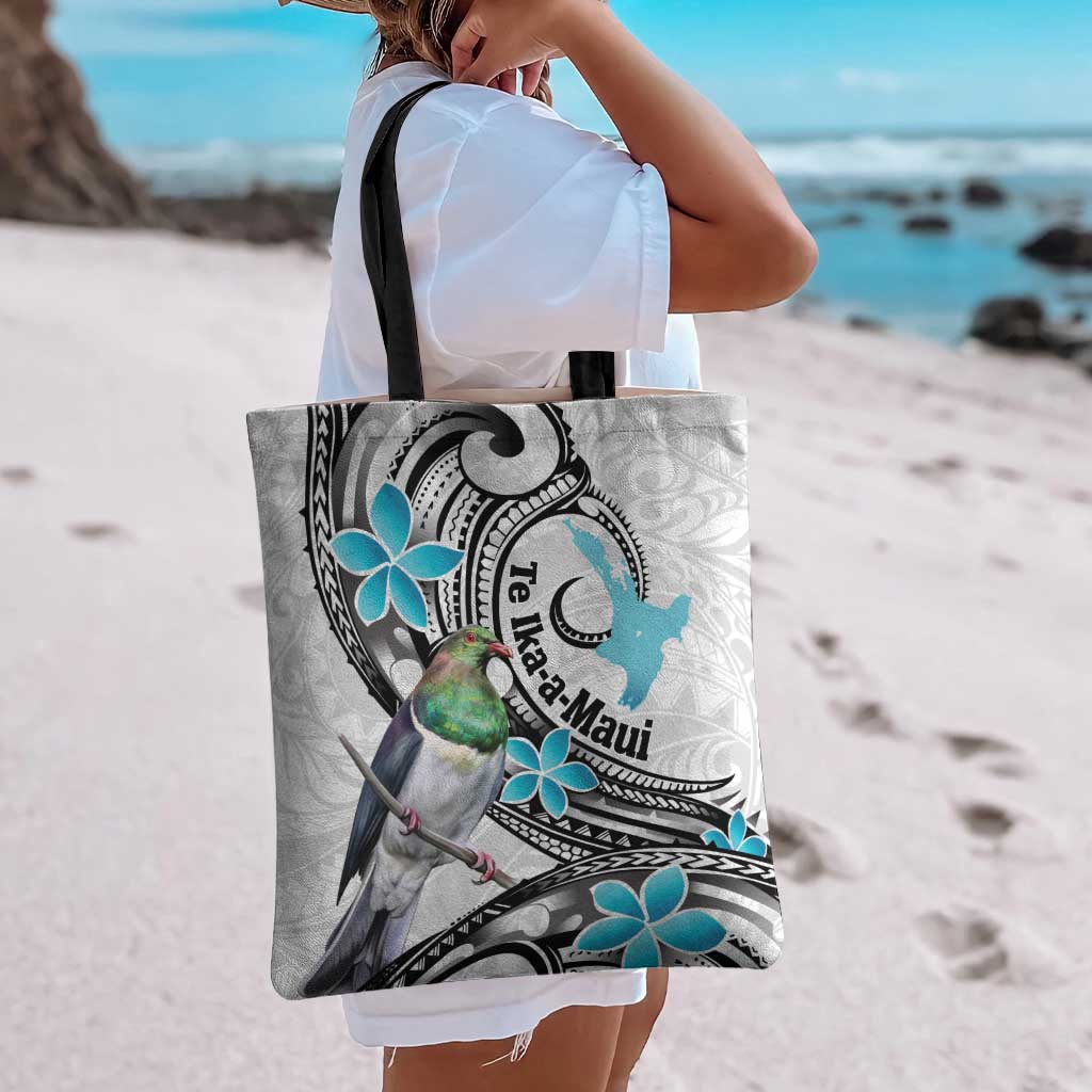 Aotearoa Te Ika-a-Maui Tote Bag South Island Kekeru Maori Koru - Aussie Hoodie
