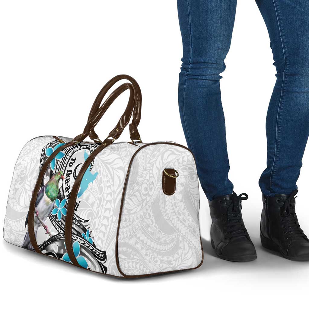 Aotearoa Te Ika-a-Maui Travel Bag South Island Kekeru Maori Koru - Aussie Hoodie