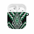 Green New Zealand Taniko Poutama Patikitiki AirPods Case - Aussie Hoodie