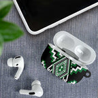 Green New Zealand Taniko Poutama Patikitiki AirPods Case - Aussie Hoodie