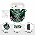 Green New Zealand Taniko Poutama Patikitiki AirPods Case - Aussie Hoodie