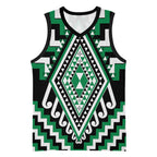 Green New Zealand Taniko Poutama Patikitiki Basketball Jersey - Aussie Hoodie