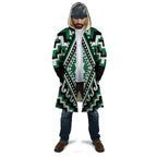 Green New Zealand Taniko Poutama Patikitiki Cloak - Aussie Hoodie