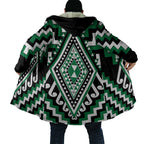 Green New Zealand Taniko Poutama Patikitiki Cloak - Aussie Hoodie