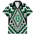 Green Aotearoa Taniko Poutama Patikitiki Hawaiian Shirt