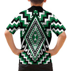 Green Aotearoa Taniko Poutama Patikitiki Hawaiian Shirt