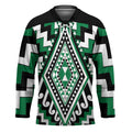 Green New Zealand Taniko Poutama Patikitiki Hockey Jersey - Aussie Hoodie
