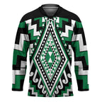 Green New Zealand Taniko Poutama Patikitiki Hockey Jersey - Aussie Hoodie