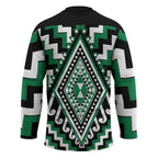 Green New Zealand Taniko Poutama Patikitiki Hockey Jersey - Aussie Hoodie