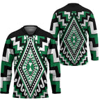 Green New Zealand Taniko Poutama Patikitiki Hockey Jersey - Aussie Hoodie