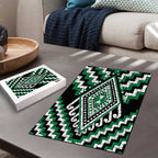 Green New Zealand Taniko Poutama Patikitiki Puzzle - Aussie Hoodie