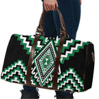 Green New Zealand Taniko Poutama Patikitiki Travel Bag - Aussie Hoodie
