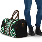 Green New Zealand Taniko Poutama Patikitiki Travel Bag - Aussie Hoodie