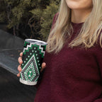 Green Aotearoa Taniko Poutama Patikitiki Tumbler Cup
