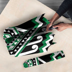 Green New Zealand Taniko Poutama Patikitiki Umbrella - Aussie Hoodie