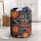NAIDOC Week 50 Years Deadly Personalised Laundry Basket Aboriginal Art
