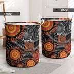 NAIDOC Week 50 Years Deadly Personalised Laundry Basket Aboriginal Art
