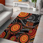 NAIDOC Week 50 Years Deadly Personalised Area Rug Aboriginal Art