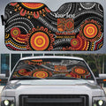 NAIDOC Week 50 Years Deadly Personalised Auto Sun Shade Aboriginal Art
