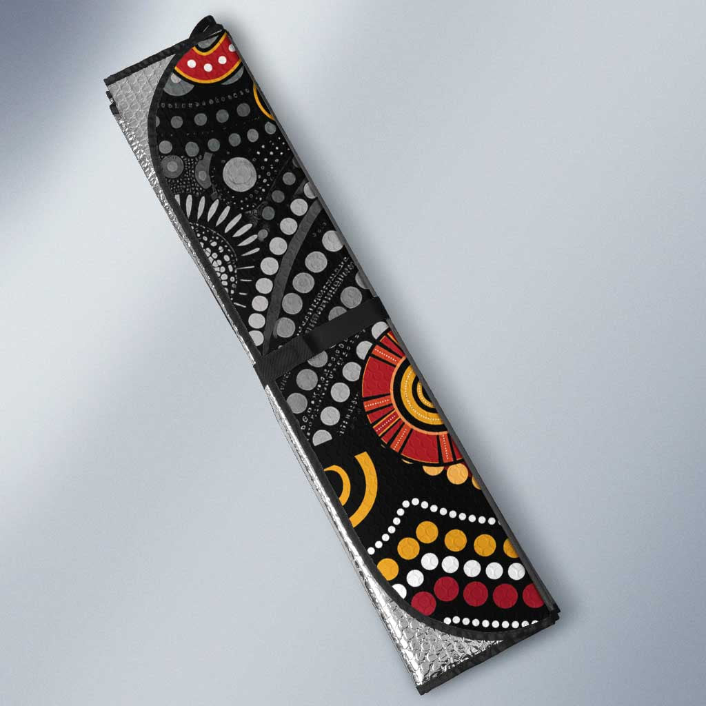 NAIDOC Week 50 Years Deadly Personalised Auto Sun Shade Aboriginal Art