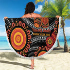 NAIDOC Week 50 Years Deadly Personalised Beach Blanket Aboriginal Art