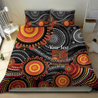 NAIDOC Week 50 Years Deadly Personalised Bedding Set Aboriginal Art