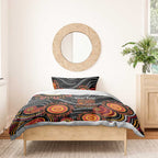 NAIDOC Week 50 Years Deadly Personalised Bedding Set Aboriginal Art