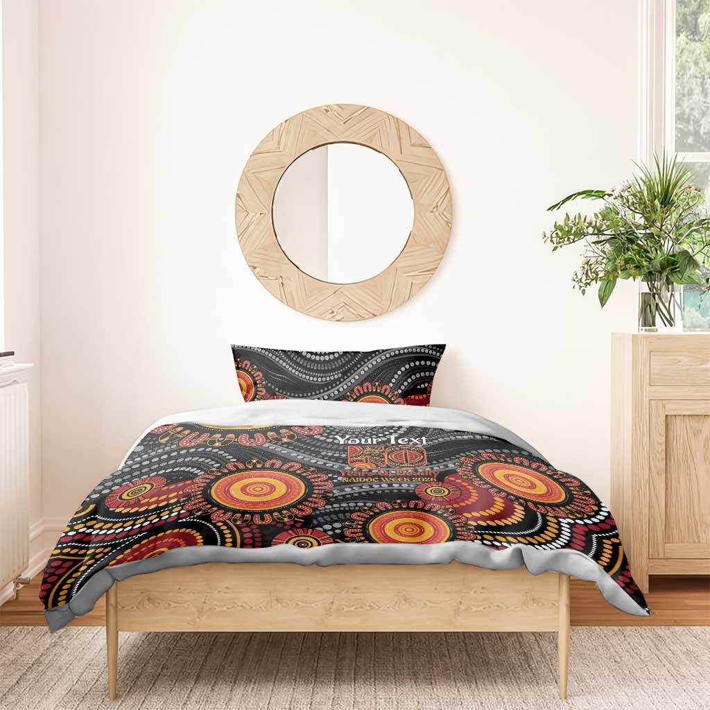 NAIDOC Week 50 Years Deadly Personalised Bedding Set Aboriginal Art