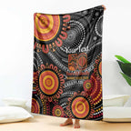 NAIDOC Week 50 Years Deadly Personalised Blanket Aboriginal Art